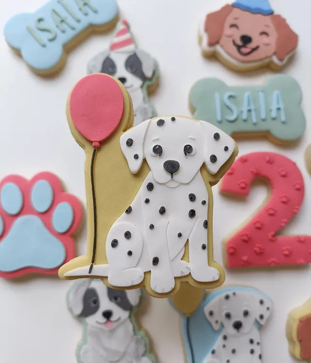 Birthday Puppy Set by Baked By Gem