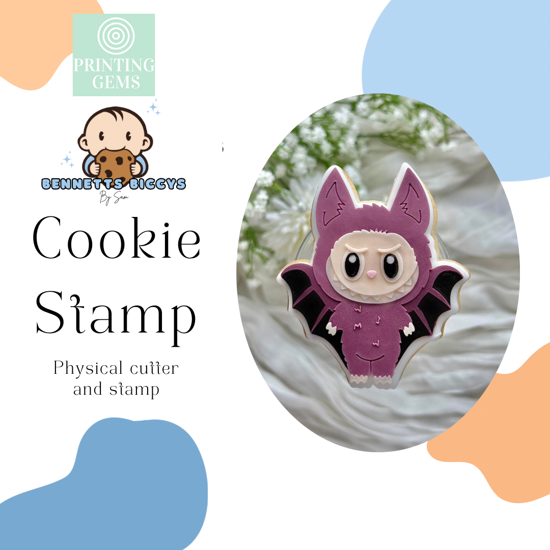 Ugly halloween doll raised stamp by Bennets Biccys