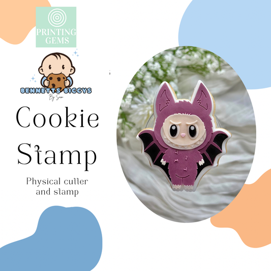 Ugly halloween doll raised stamp by Bennets Biccys