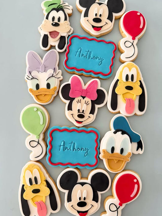 Famous Mouse Set raised stamp by Le Monde De Mely