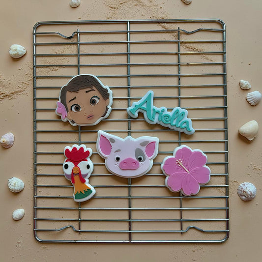 Island Princess Set raised stamp by Bennets Biccys