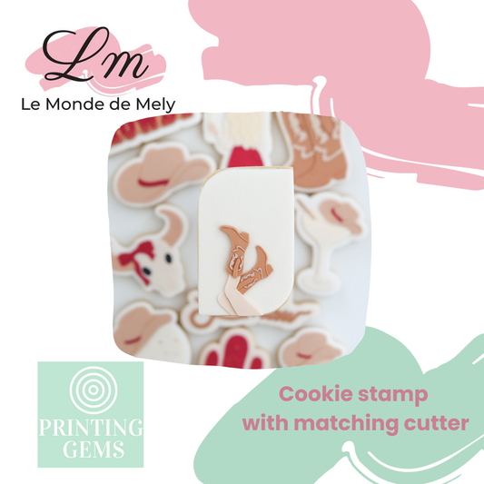 Last Rodeo boots in air raised stamp by Le Monde De Mely