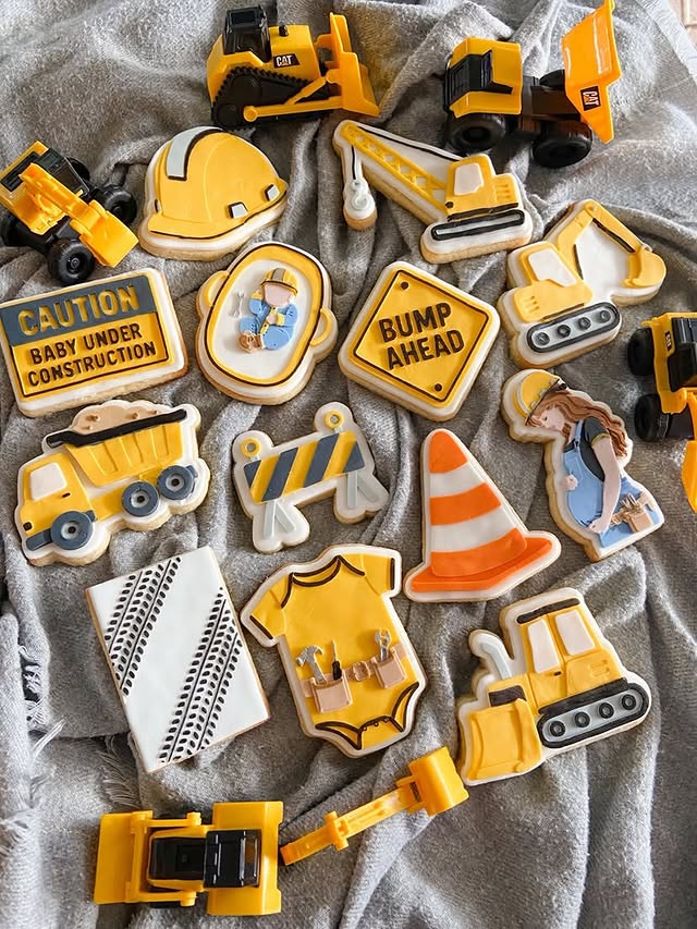 Baby under construction Set by Little Bird Designs