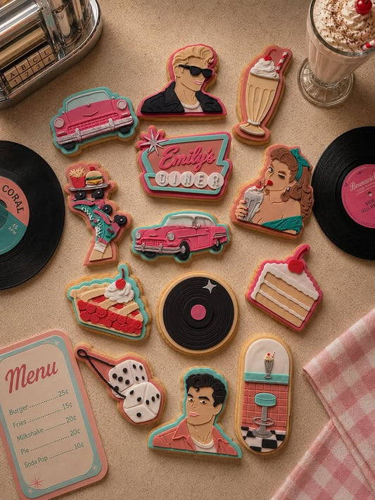 Retro Diner Set by Little Bird Designs