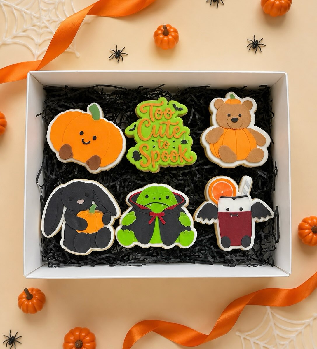 Too Cute to Spook Set raised stamp by Bennets Biccys