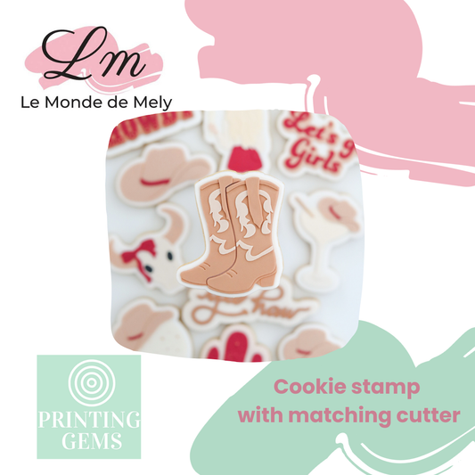 Last Rodeo boots raised stamp by Le Monde De Mely