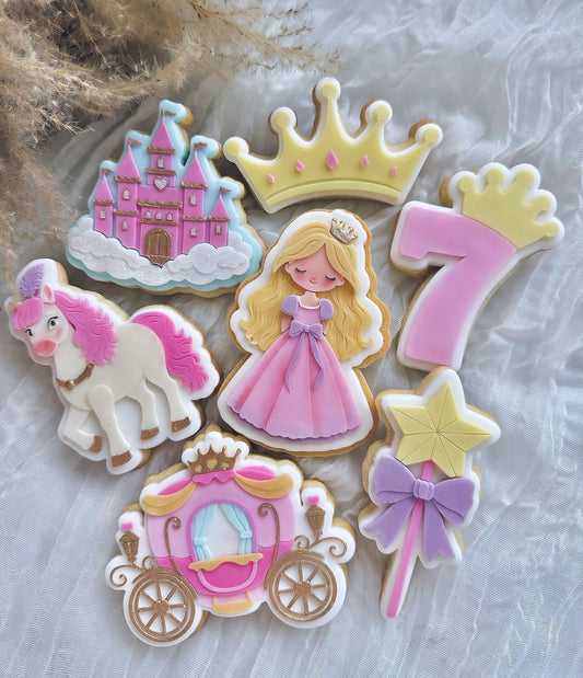 Princess Set raised stamp by Bennets Biccys