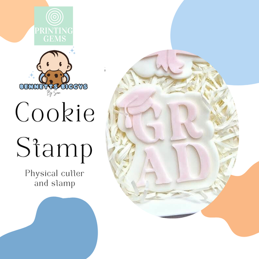 GRAD raised stamp by Bennets Biccys