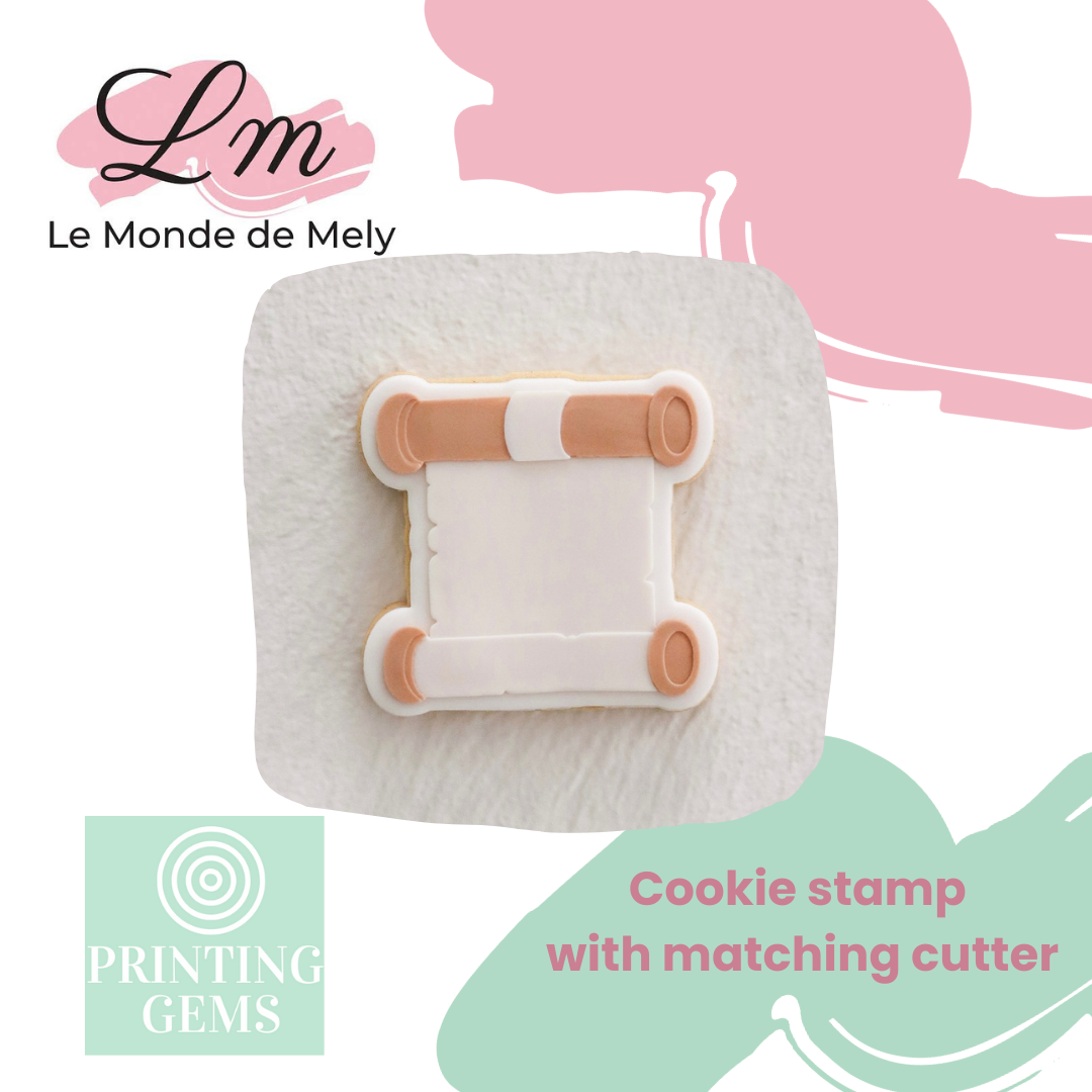 Sailor scroll raised stamp by Le Monde De Mely