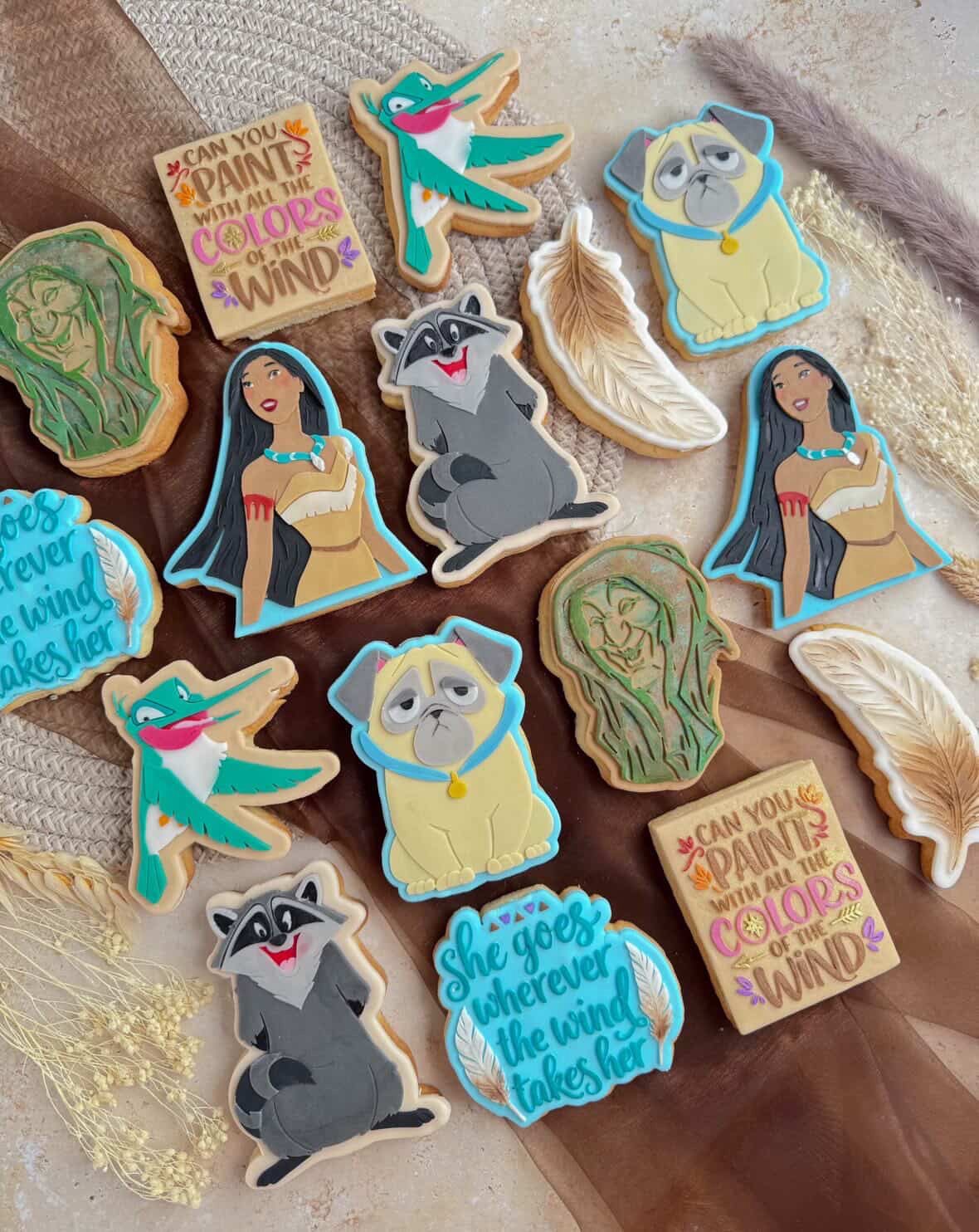 Native American Princess Set raised stamp by Bennets Biccys