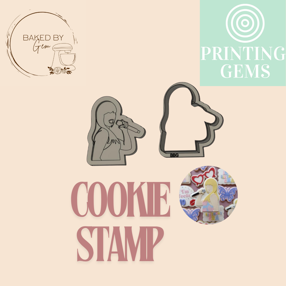 Singer Face by Baked By Gem