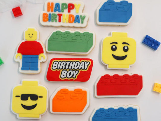 Brick Birthday Set by Cookie Cutters TR