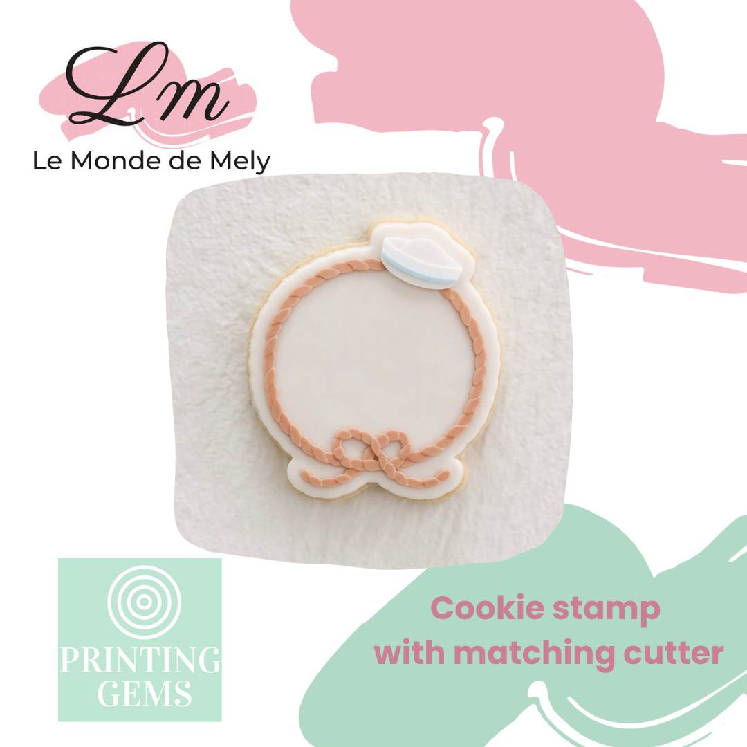 Sailor rope raised stamp by Le Monde De Mely
