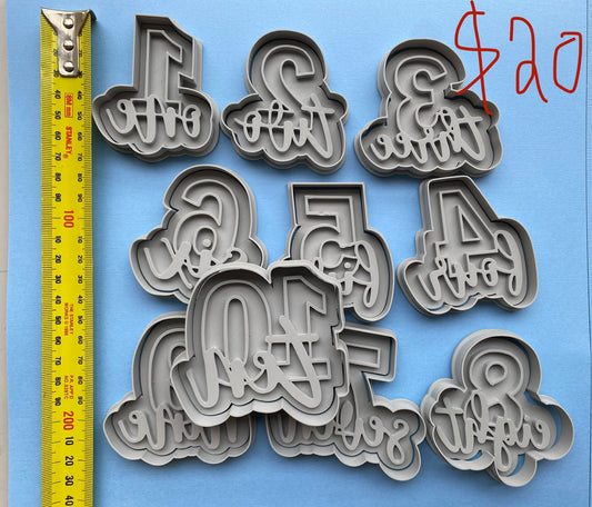Clearance 18 both stamp and raised