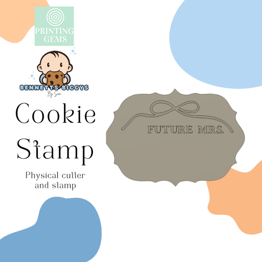 Future Mrs raised stamp by Bennets Biccys