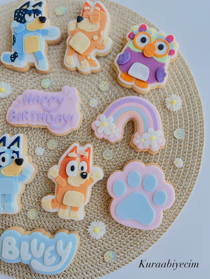 Blue Dog Family Set by Cookie Cutters TR