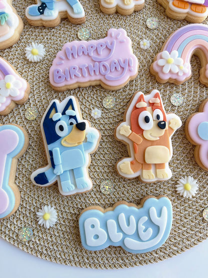 Blue Dog Family Set by Cookie Cutters TR