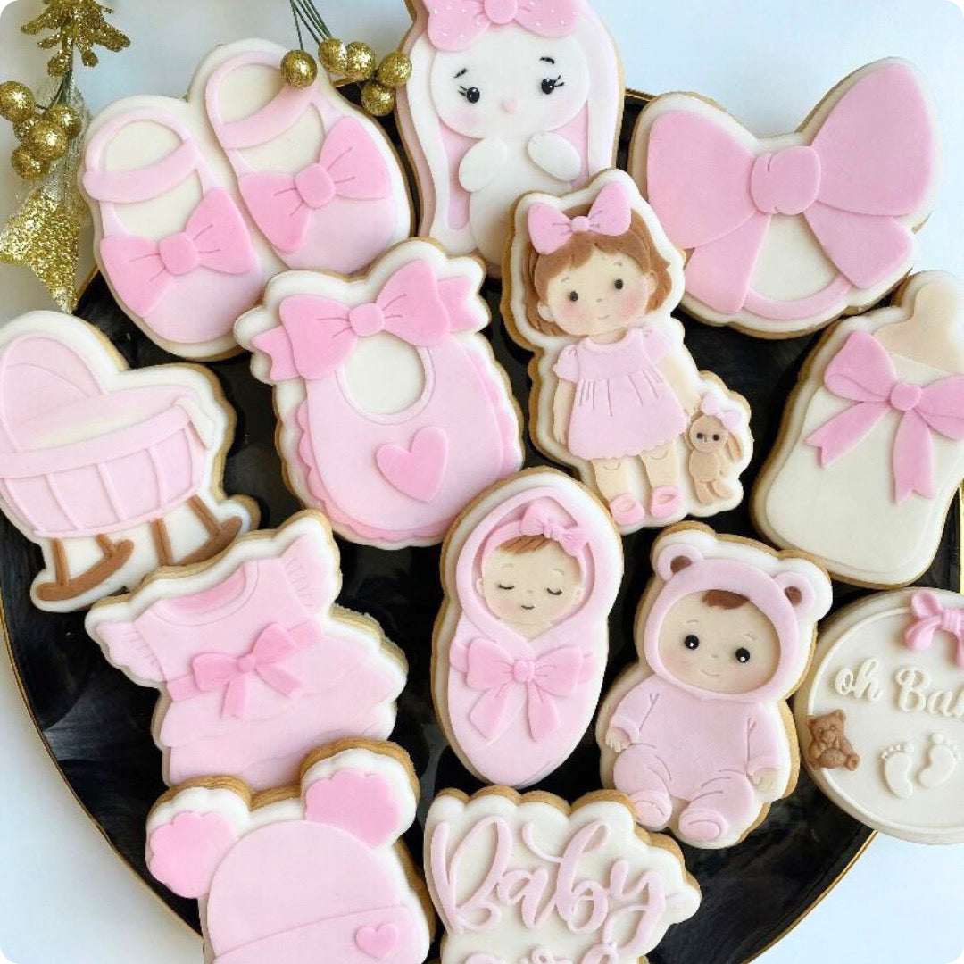 Pink Baby Set by Cookie Cutters TR