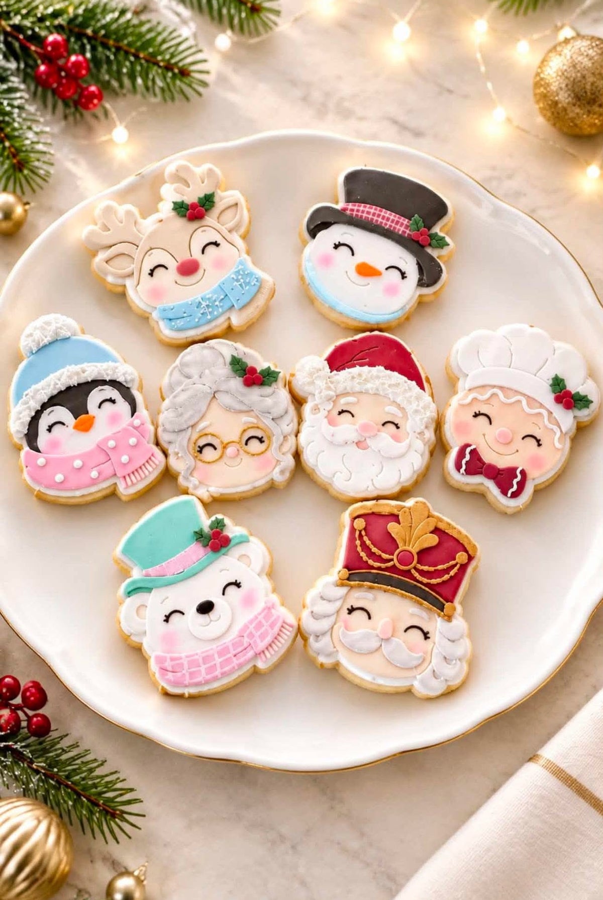Christmas Faces Set by Cookie Cutters TR
