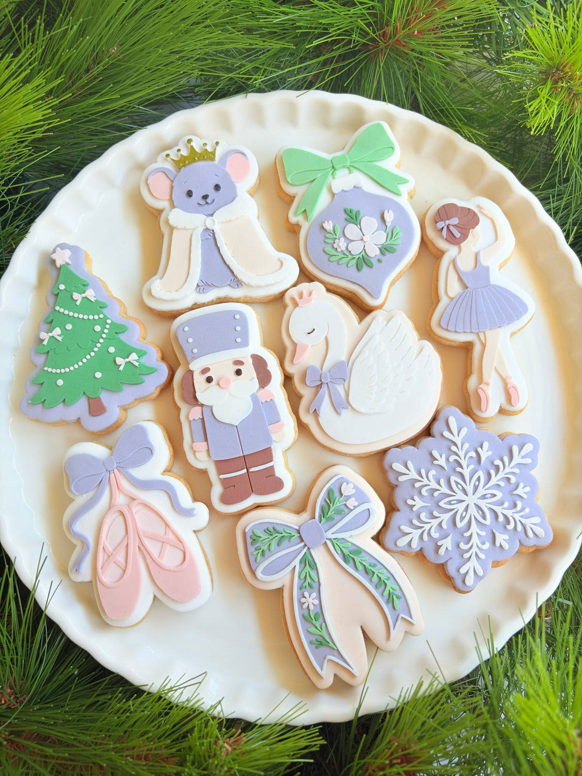 Christmas Nutcracker Ballet Set raised stamp by Le Monde De Mely