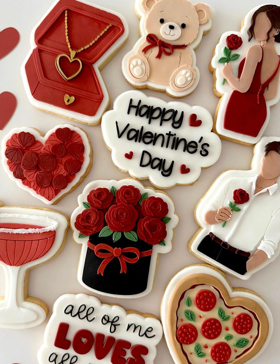 All of me loves all of you Valentines Set raised stamp by Le Monde De Mely