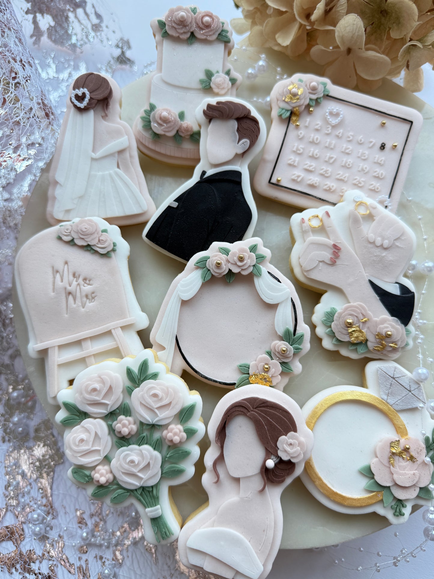 Wedding Day Set raised stamp by Le Monde De Mely