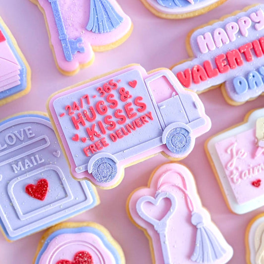 Sending my love to you Valentines Set raised stamp by Le Monde De Mely