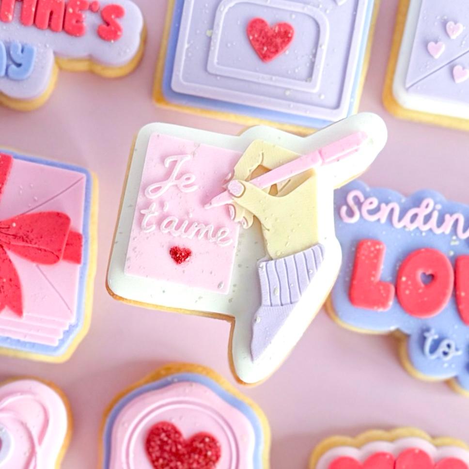 Sending my love to you Valentines Set raised stamp by Le Monde De Mely