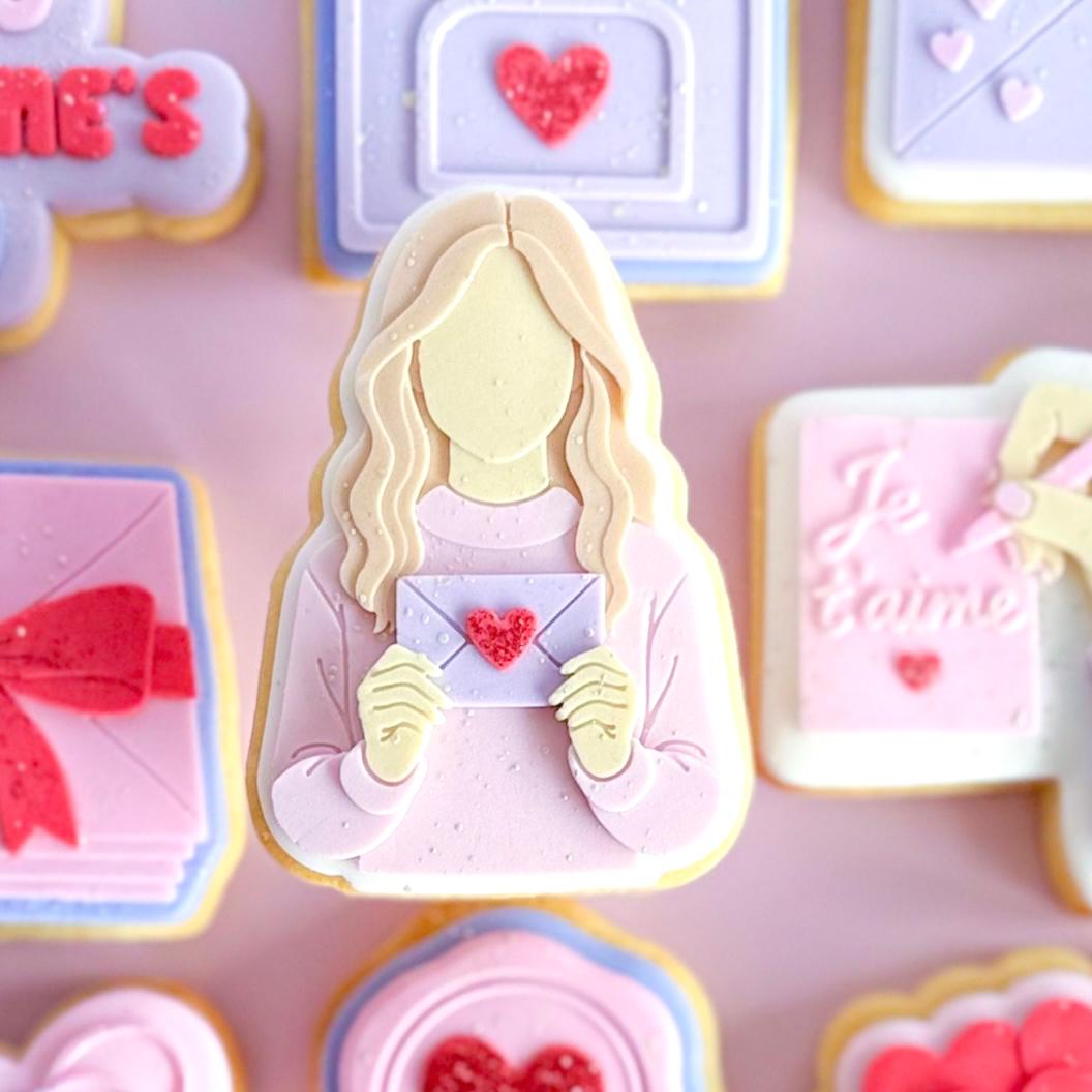 Sending my love to you Valentines Set raised stamp by Le Monde De Mely