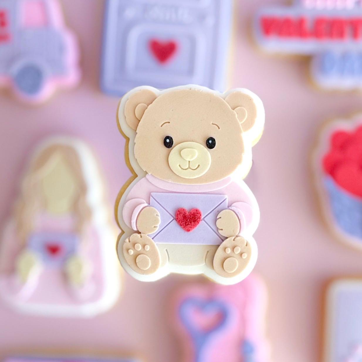 Sending my love to you Valentines Set raised stamp by Le Monde De Mely