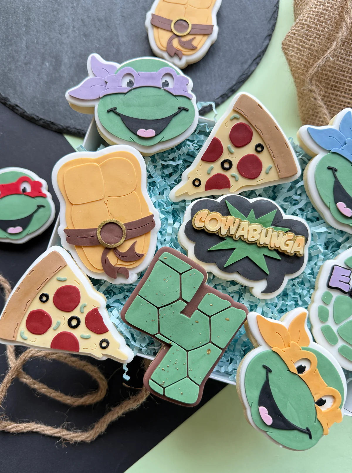 Cool Turtles Set raised stamp by Le Monde De Mely