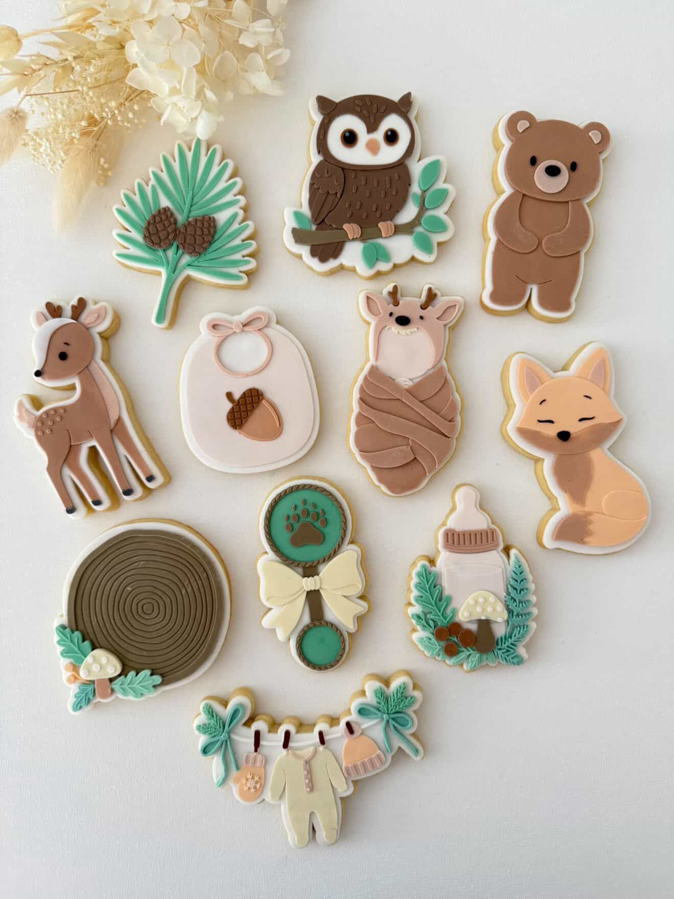 Woodland Baby Set raised stamp by Bennets Biccys