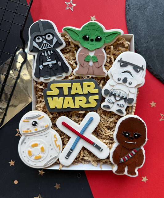 Star characters Set raised stamp by Le Monde De Mely