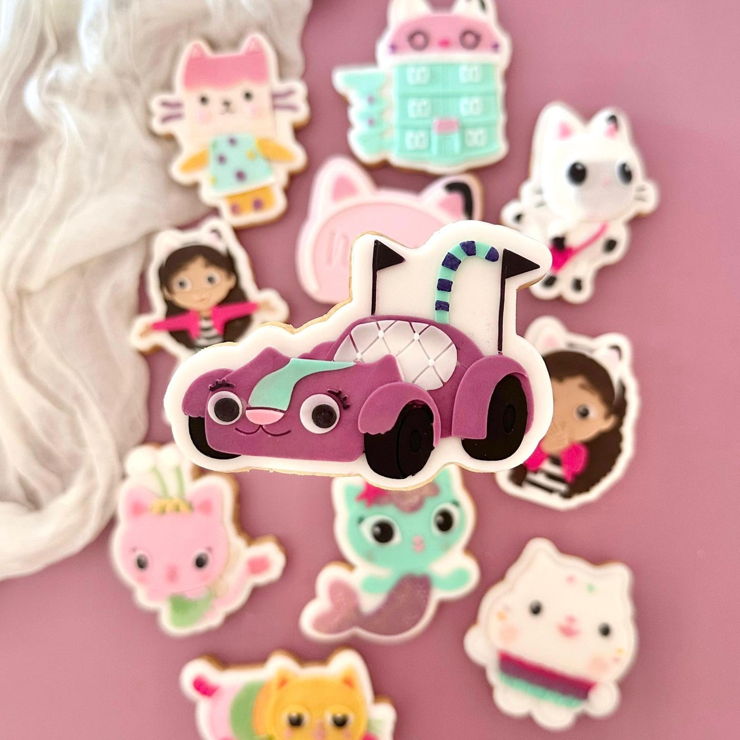 Doll House Set raised stamp by Le Monde De Mely