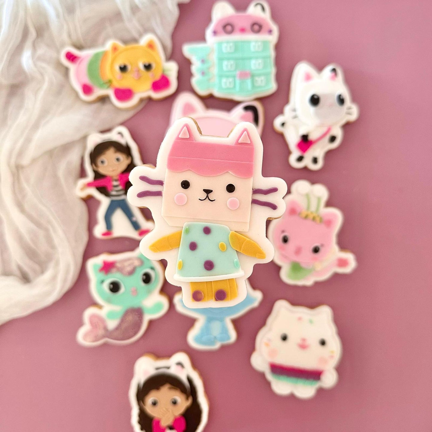 Doll House Set raised stamp by Le Monde De Mely