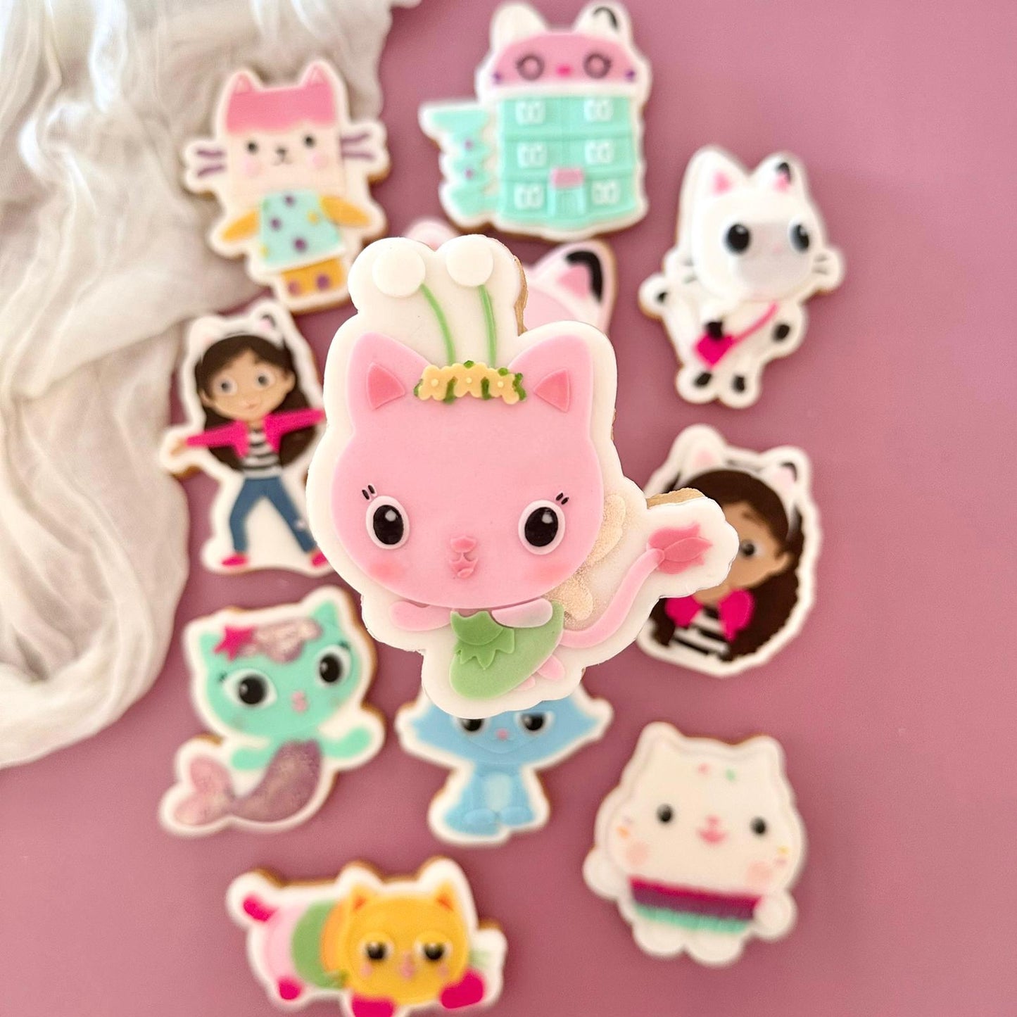 Doll House Set raised stamp by Le Monde De Mely