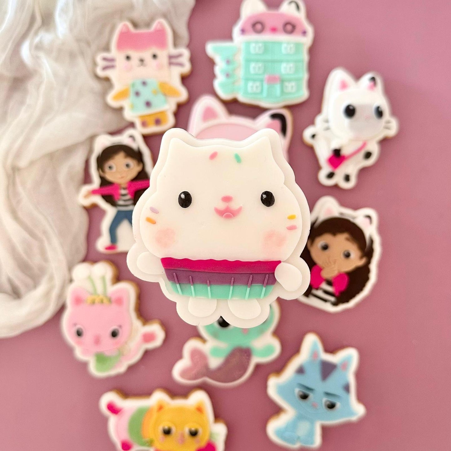 Doll House Set raised stamp by Le Monde De Mely