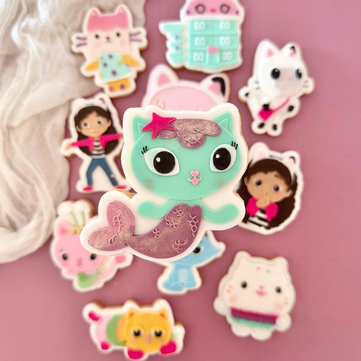 Doll House Set raised stamp by Le Monde De Mely