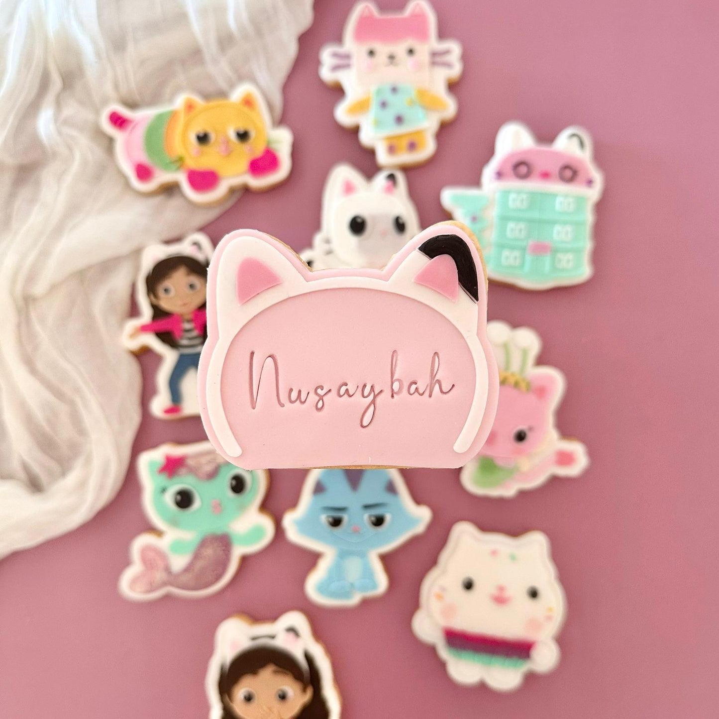 Doll House Set raised stamp by Le Monde De Mely