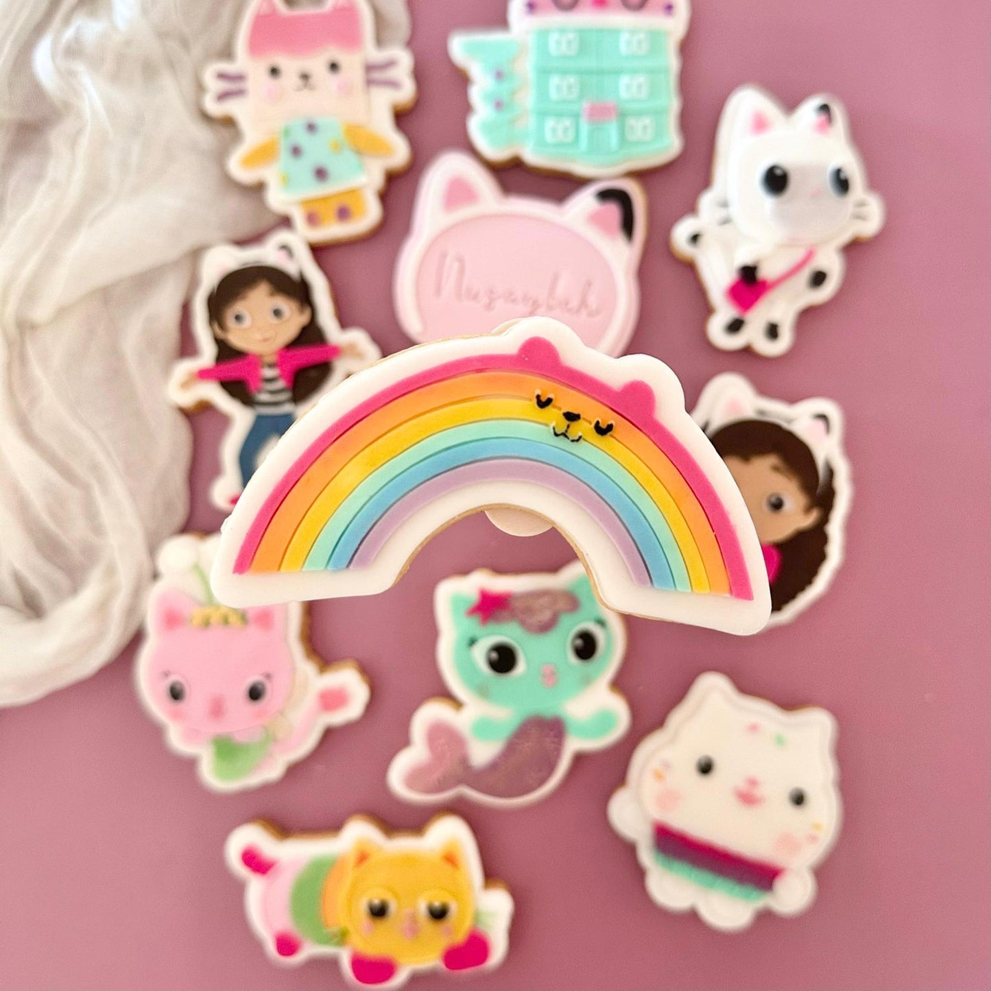 Doll House Set raised stamp by Le Monde De Mely