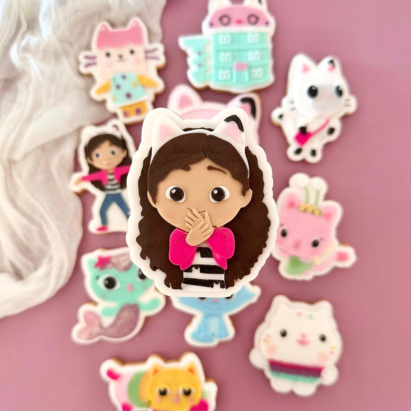 Doll House Set raised stamp by Le Monde De Mely