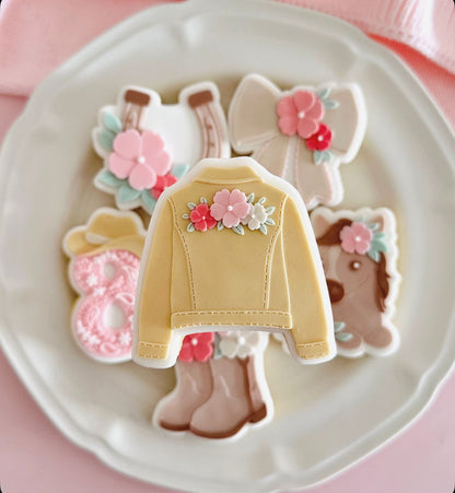 Flower Cowgirl Set raised stamp by Le Monde De Mely