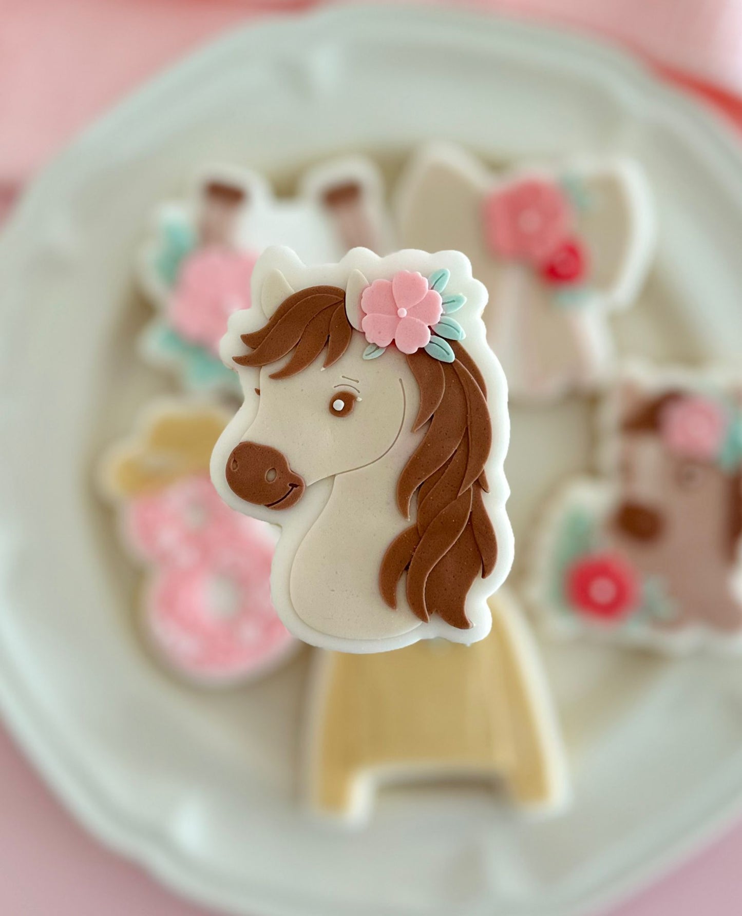 Flower Cowgirl Set raised stamp by Le Monde De Mely