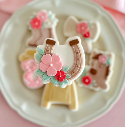 Flower Cowgirl Set raised stamp by Le Monde De Mely