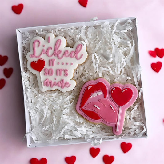 WARNING**** Naughty Valentines Set raised stamp by Bennets Biccys