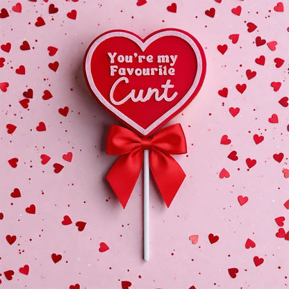 WARNING**** Naughty Valentines Set raised stamp by Bennets Biccys
