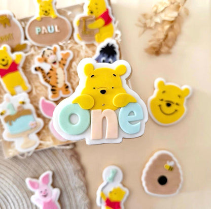 Yellow Bear Set raised stamp by Le Monde De Mely