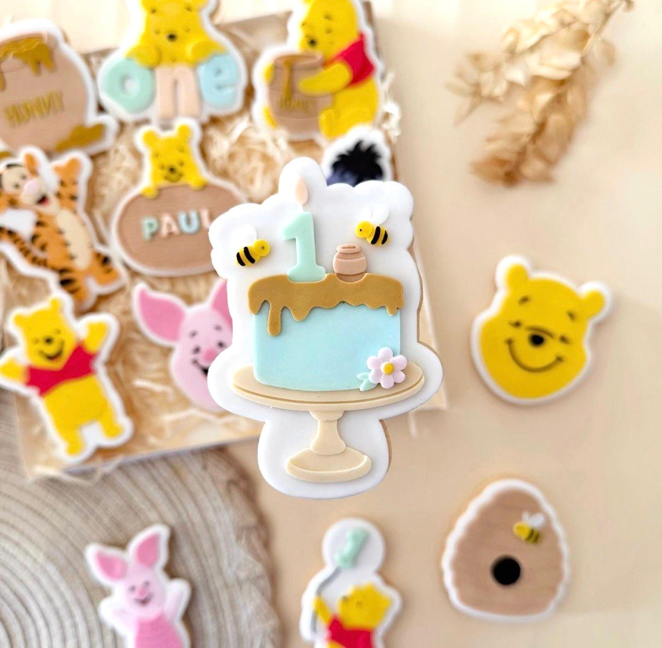 Yellow Bear Set raised stamp by Le Monde De Mely