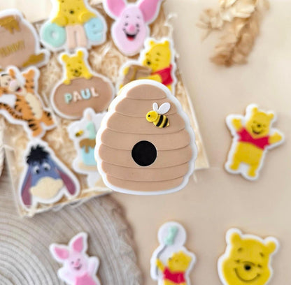 Yellow Bear Set raised stamp by Le Monde De Mely