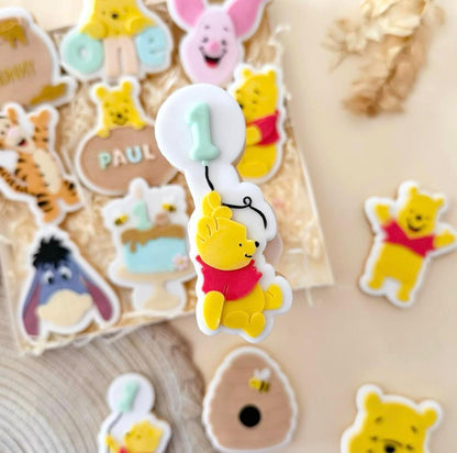 Yellow Bear Set raised stamp by Le Monde De Mely